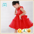 robe de vente chaude rouge pour l&#39;âge 3-8 Y / enfants robes de soirée en gros chaud nouvelles perles belles robes scolaires parties